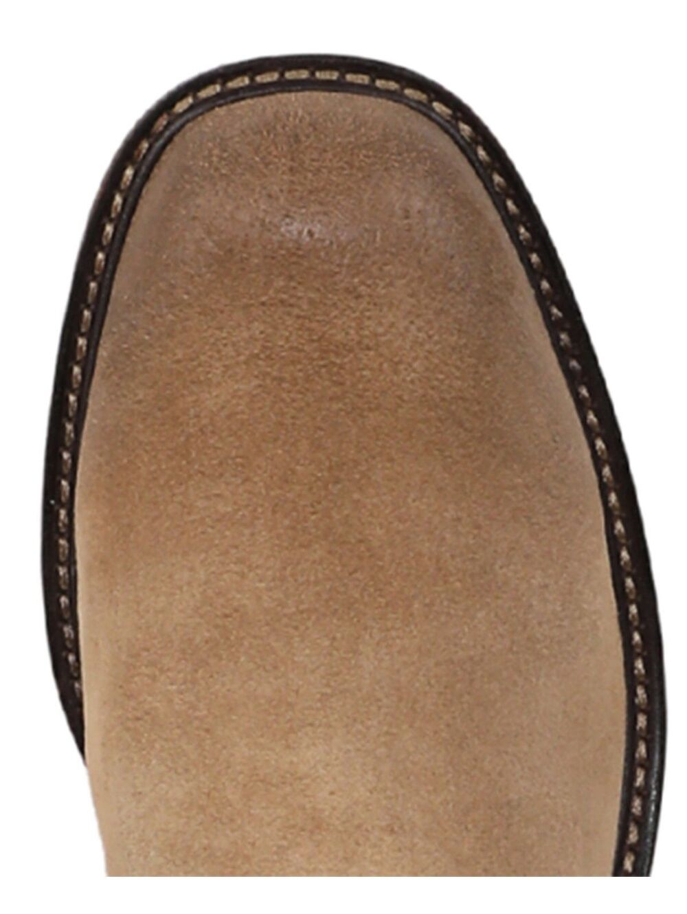 Franco Sarto Niva Suede Round Toe Zip Tall Boots - Toast Brown 6 ($269) - Picture 4 of 6